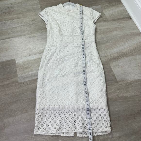 🎉Host Pick🎈Baltic Born White Lace Mini Dress - Picture 9 of 15